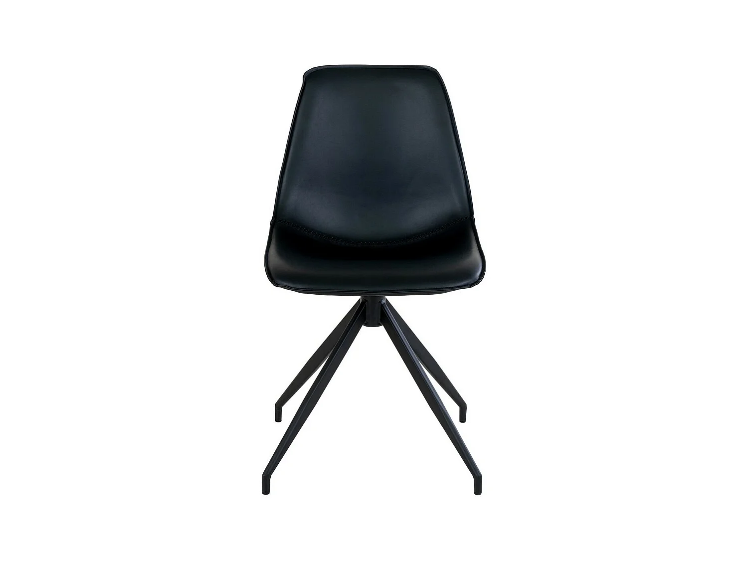 Set van 2 Stoelen Monaco, Zwart, 54x48x86 cm, EPIKASA