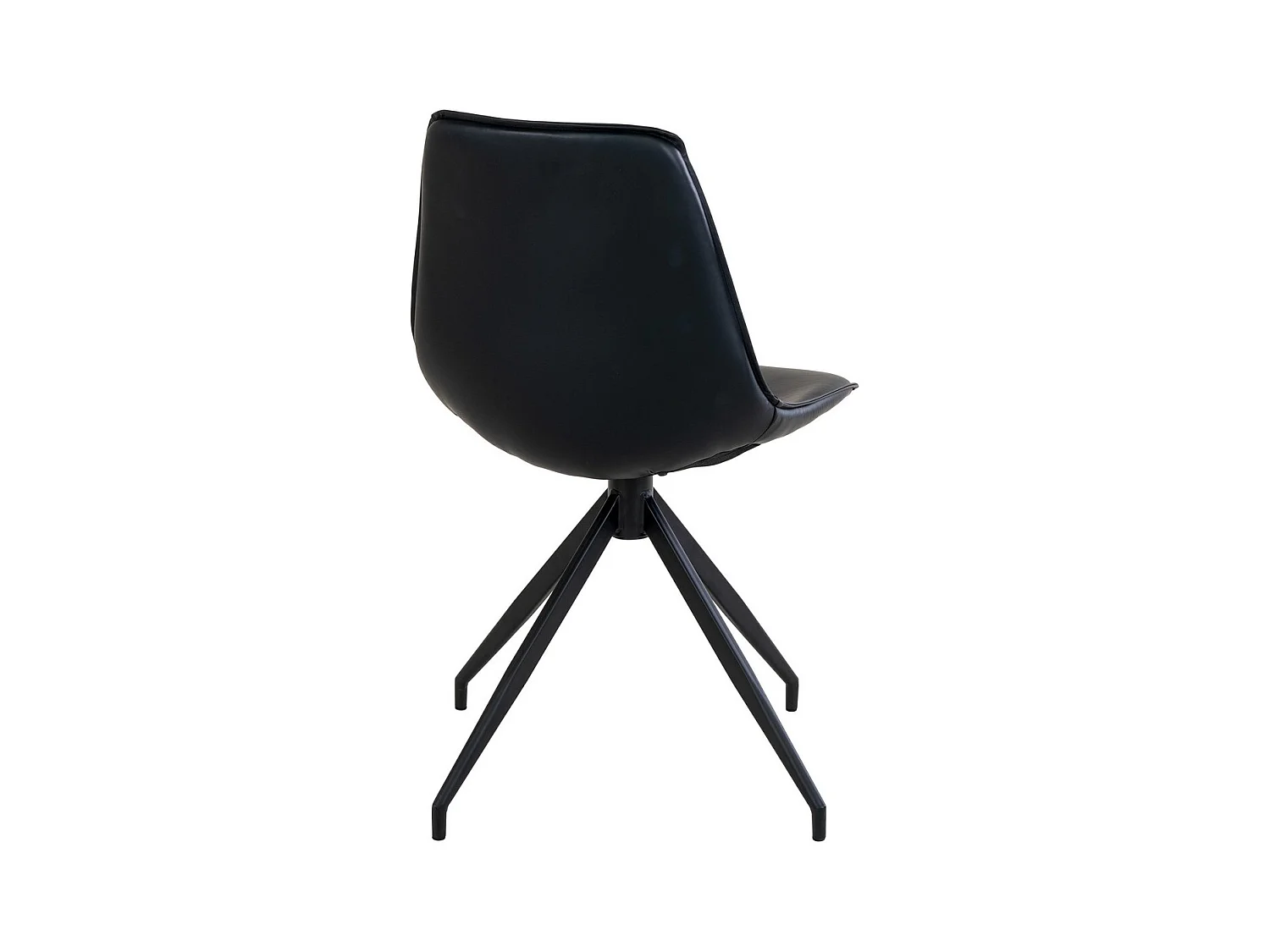 Set van 2 Stoelen Monaco, Zwart, 54x48x86 cm, EPIKASA