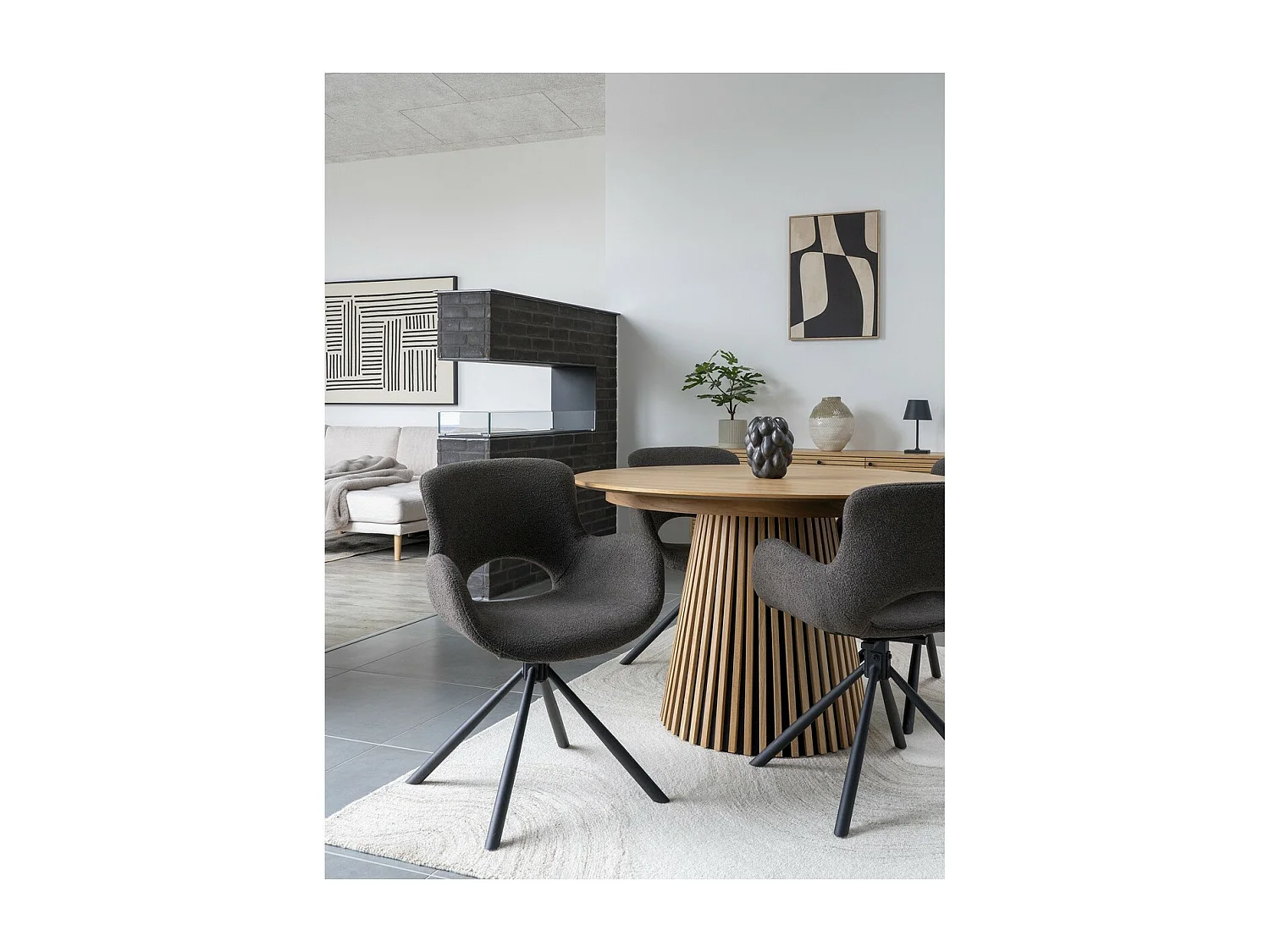 Set 2 Sedie Armorim, Marrone, 58x59x82,5 cm, EPIKASA