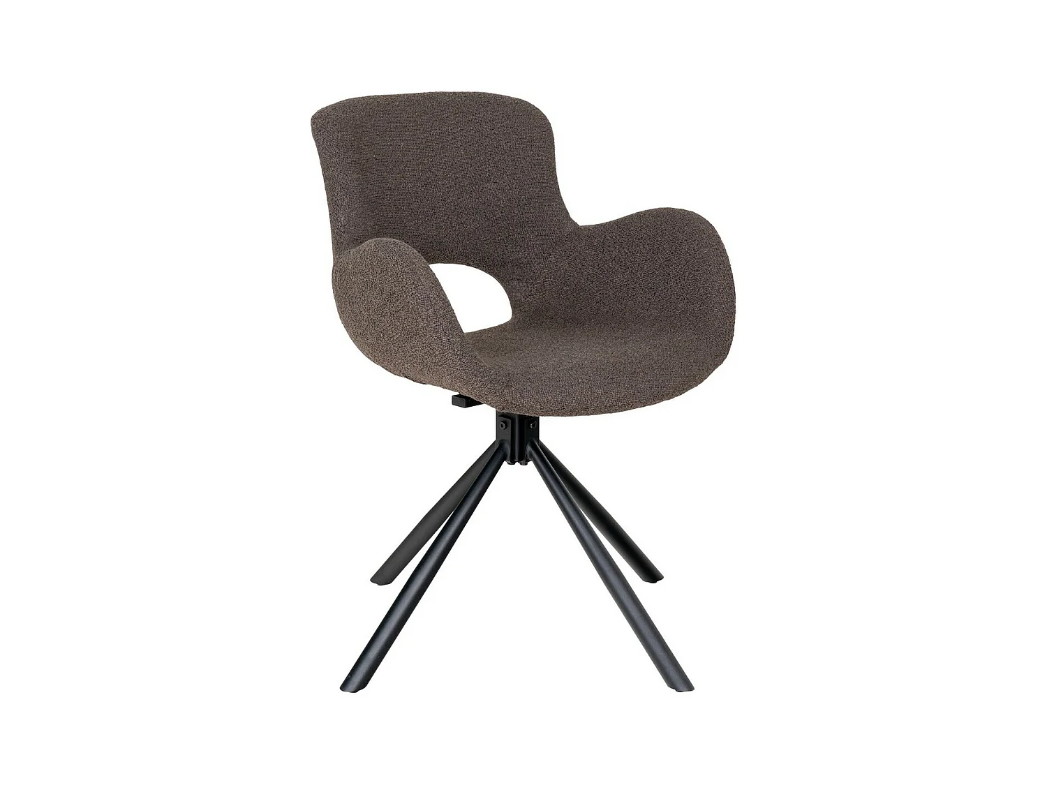 Lot de 2 Chaises Armorim, Marron, 58x59x82,5 cm, EPIKASA