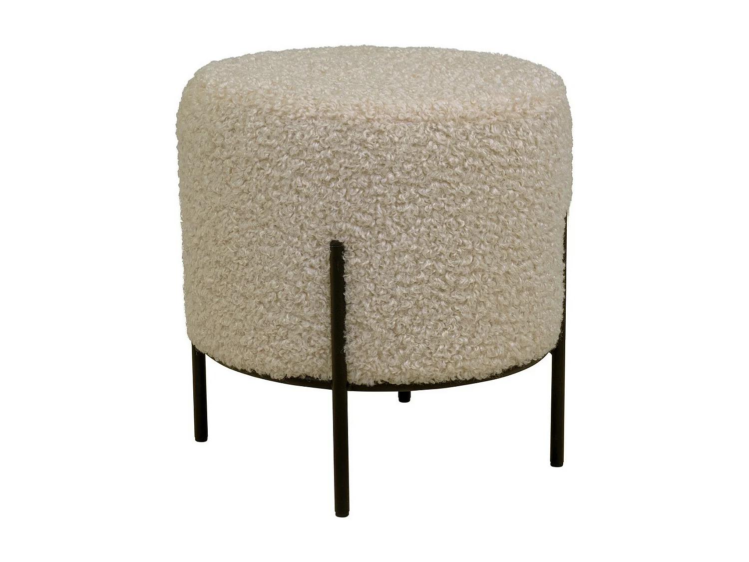 Poef Alford, Beige, 35,5x35,5x37 cm, Epikasa