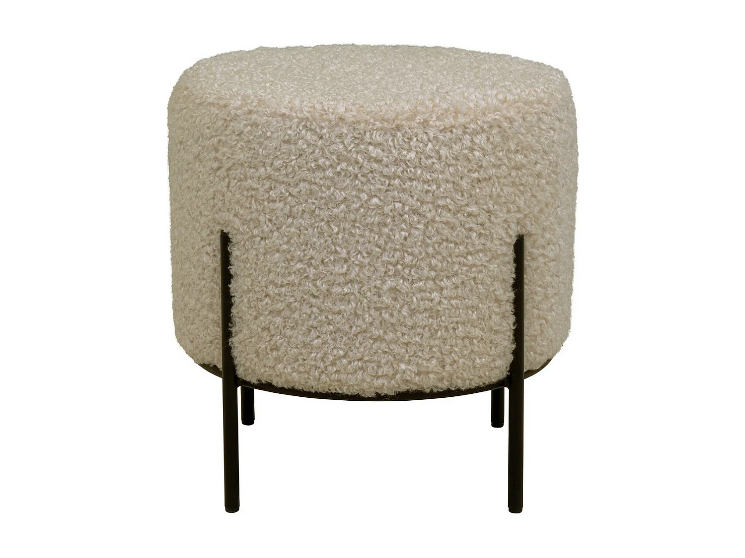 Poef Alford, Beige, 35,5x35,5x37 cm, Epikasa