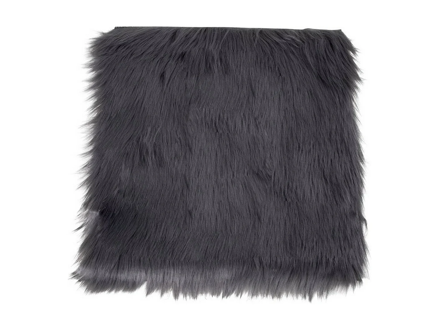 Pouf Lambskin, Gris, 40x40x6,5 cm, Epikasa