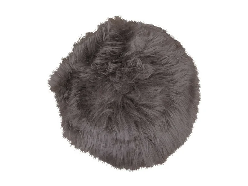 Pufa Lambskin 1, Brązowy, 35x35x5 cm, Seven Design