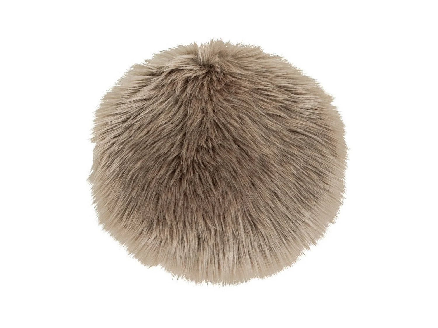 Pouf Lambskin, Marron, 35x35x6,5 cm, Epikasa