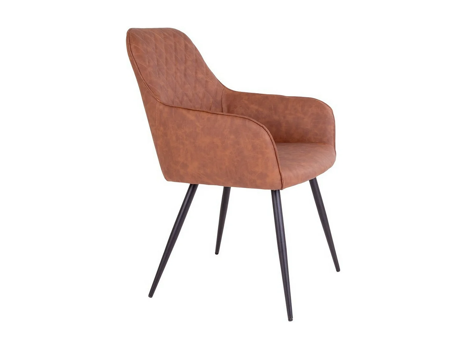 Lot de 2 Chaises Harbo, Marron, 65x57x87 cm, EPIKASA