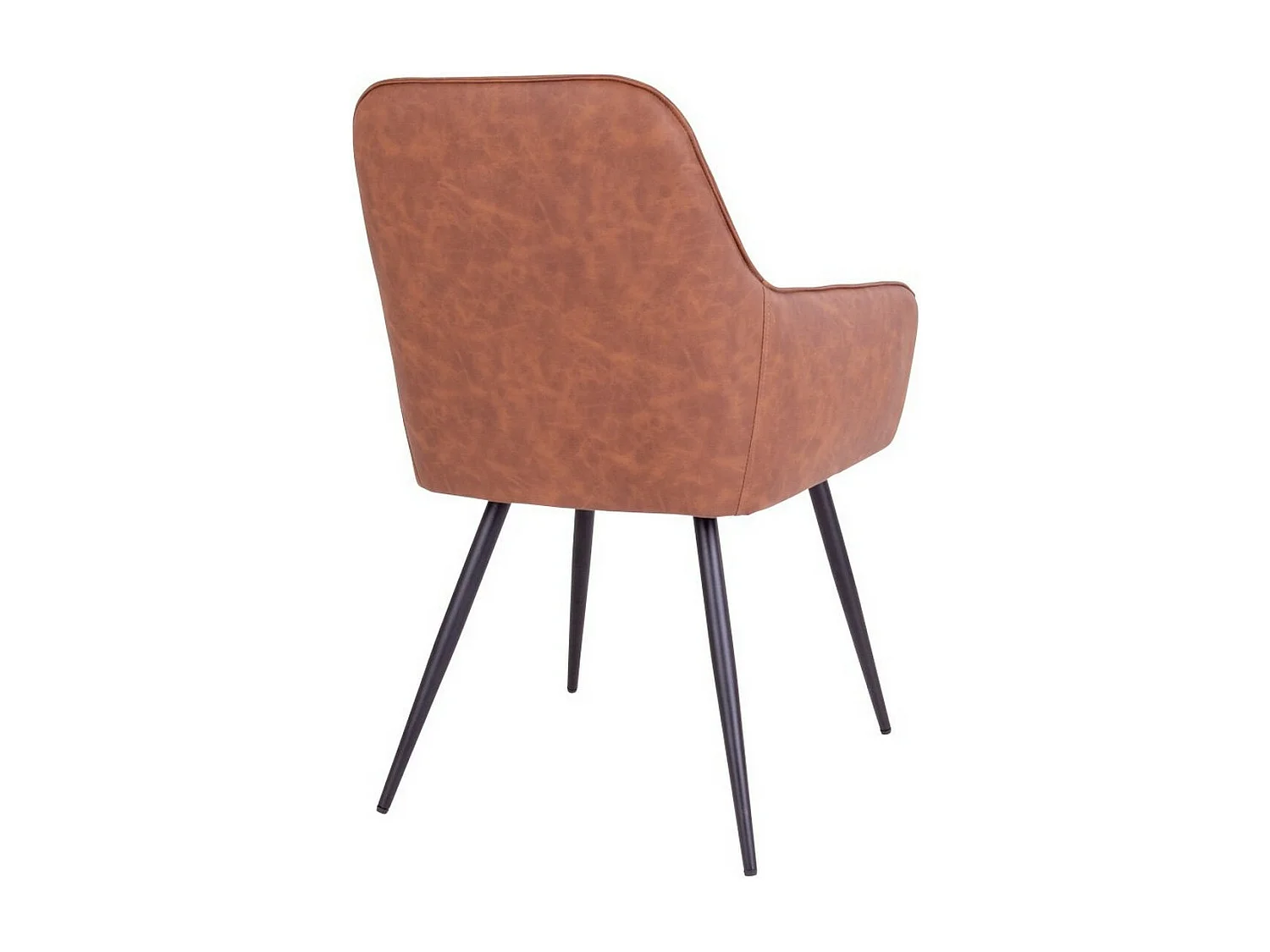 Lot de 2 Chaises Harbo, Marron, 65x57x87 cm, EPIKASA