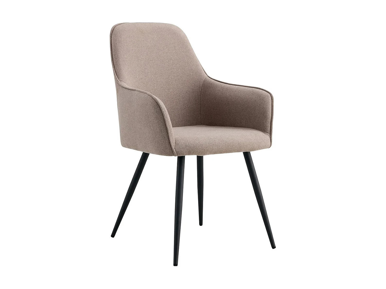 Set di 2 Sedie Harbo 1, Beige, 65x57x87 cm, Seven Design