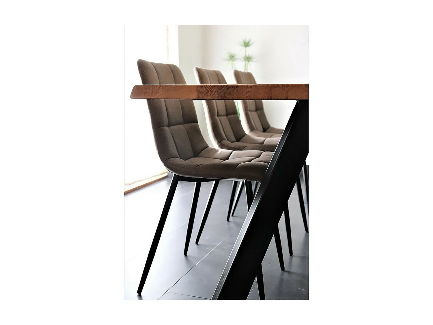 Set van 2 Stoelen Middelfart, Bruin, 55x44x86 cm, Seven Design