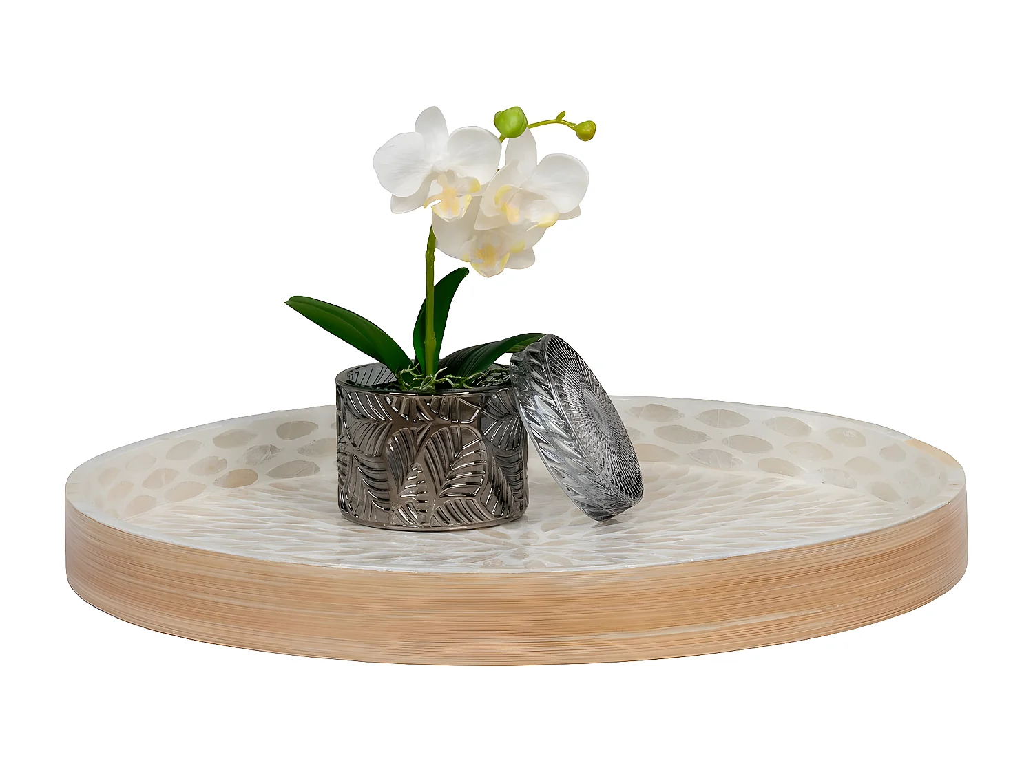 Plateau HN34, Beige, 40x40x3,5 cm, Seven Design