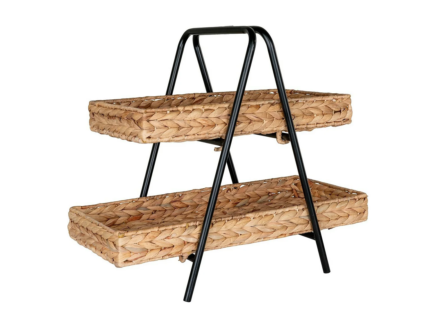 Plateau Alfaro, Marron, 23x42x43,5 cm, Seven Design