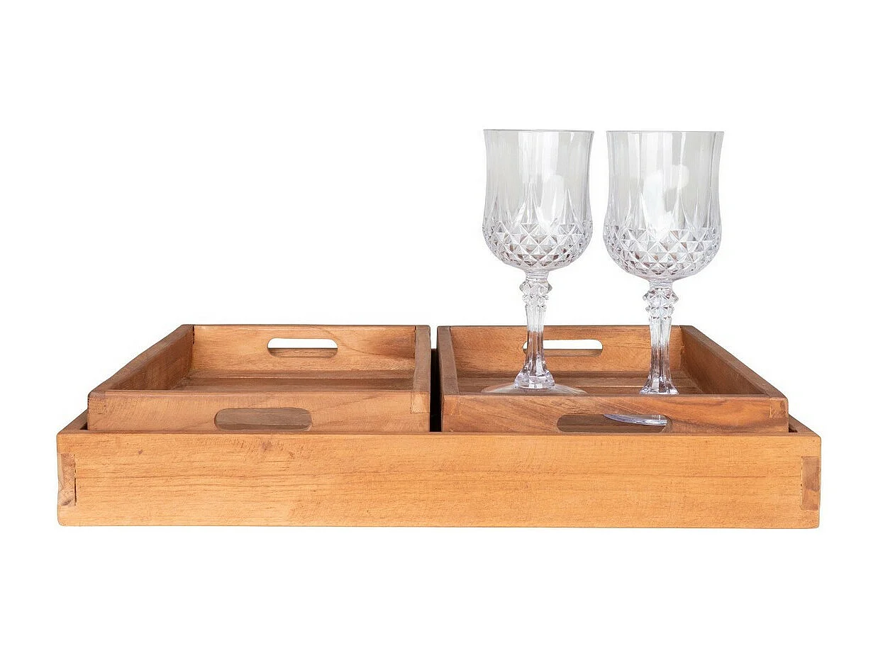 Bandeja Faro, Marrón, 39x29x5 cm, EPIKASA