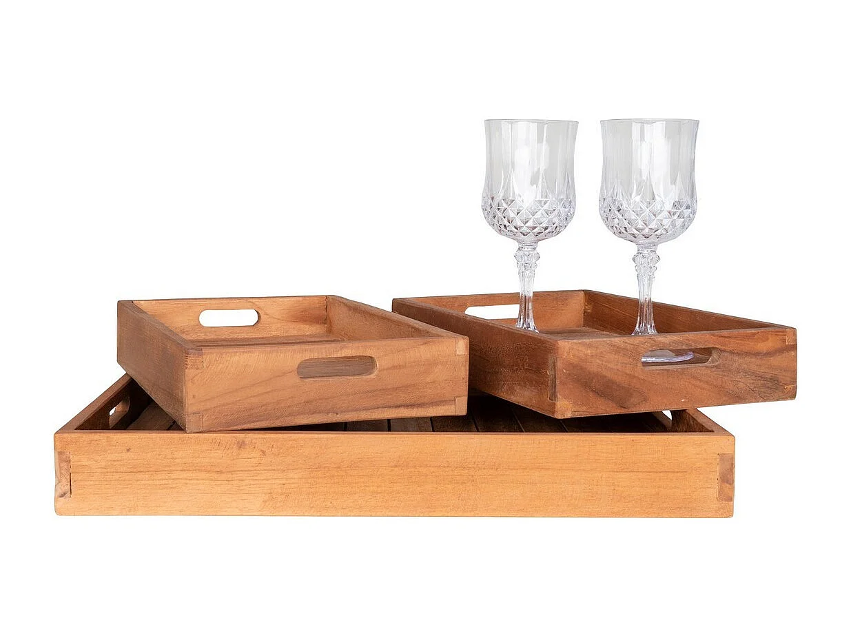 Plateau Phare, Marron, 39x29x5 cm, Seven Design