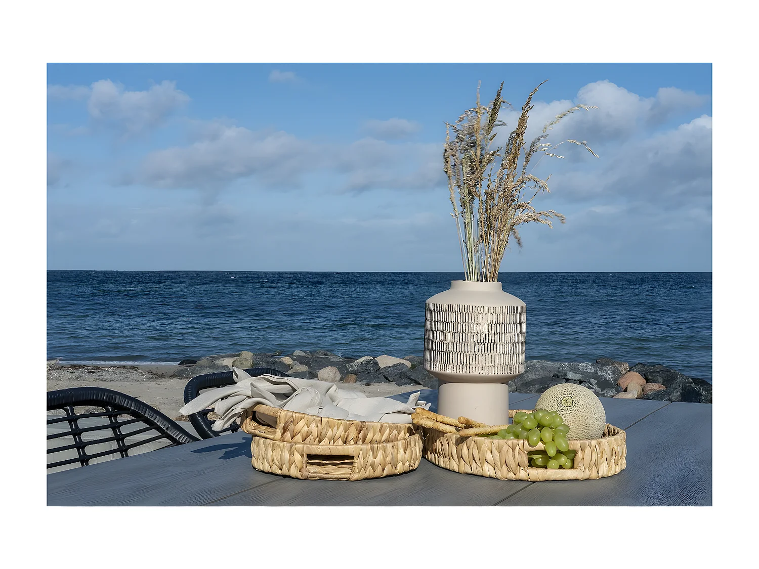 Dienblad Estoril, Bruin, 38x30x6 cm, EPIKASA