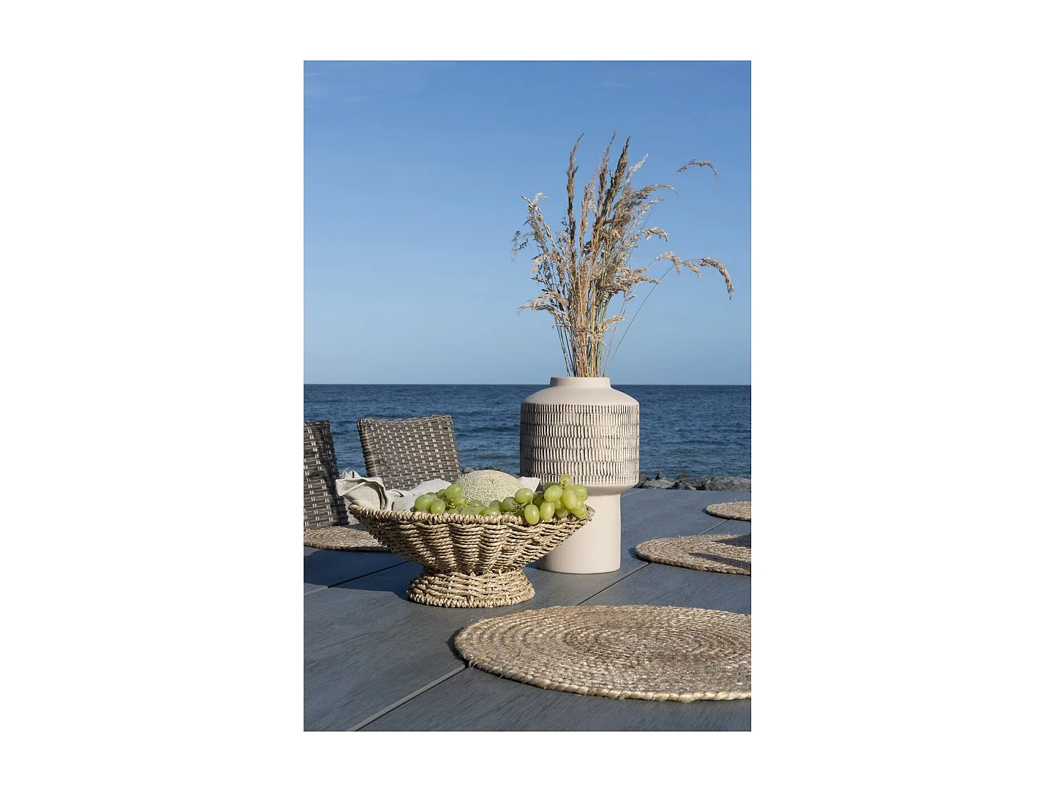 Plateau Pruna, Marron, 30x30x11 cm, Seven Design