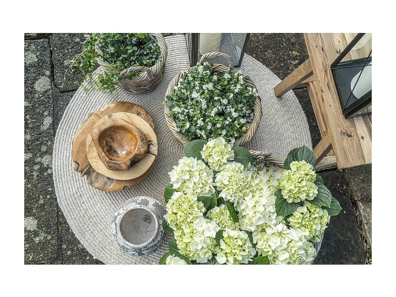 Plateau Rio, Marron, 40x40x12 cm, Seven Design