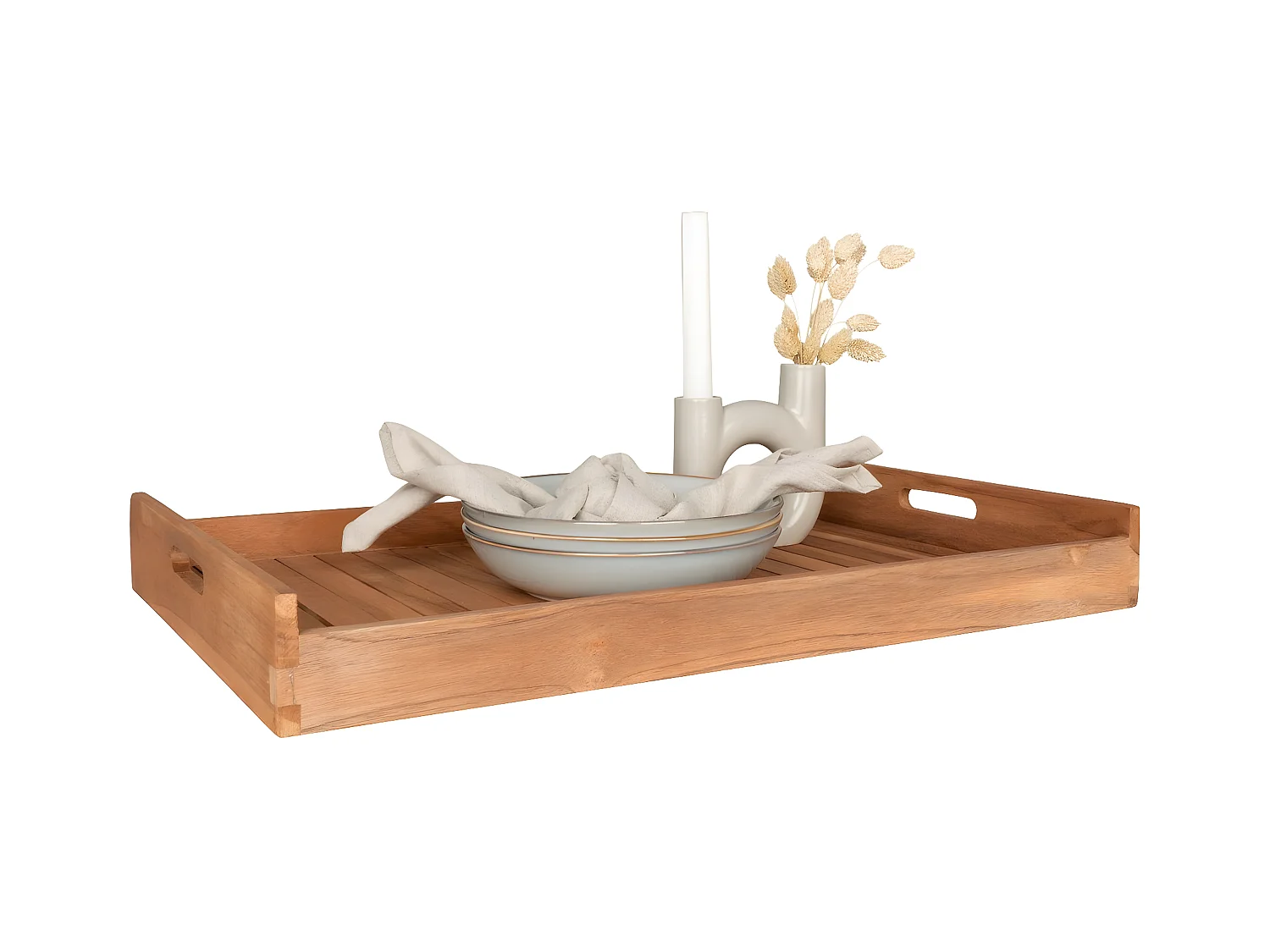 Plateau Phare, Marron, 58x38x7 cm, EPIKASA
