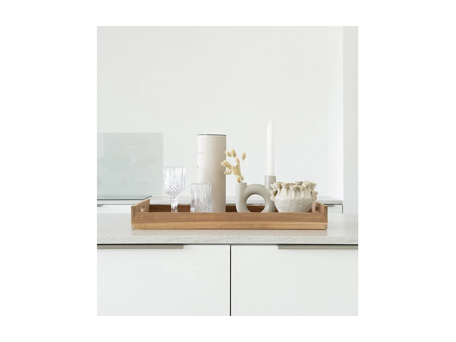 Plateau Phare, Marron, 58x38x7 cm, Seven Design