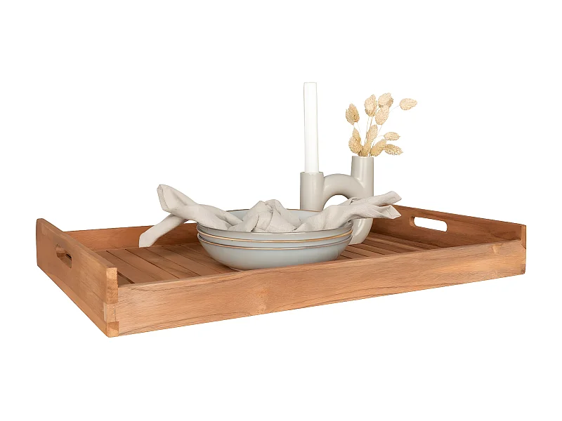 Plateau Phare, Marron, 58x38x7 cm, Seven Design