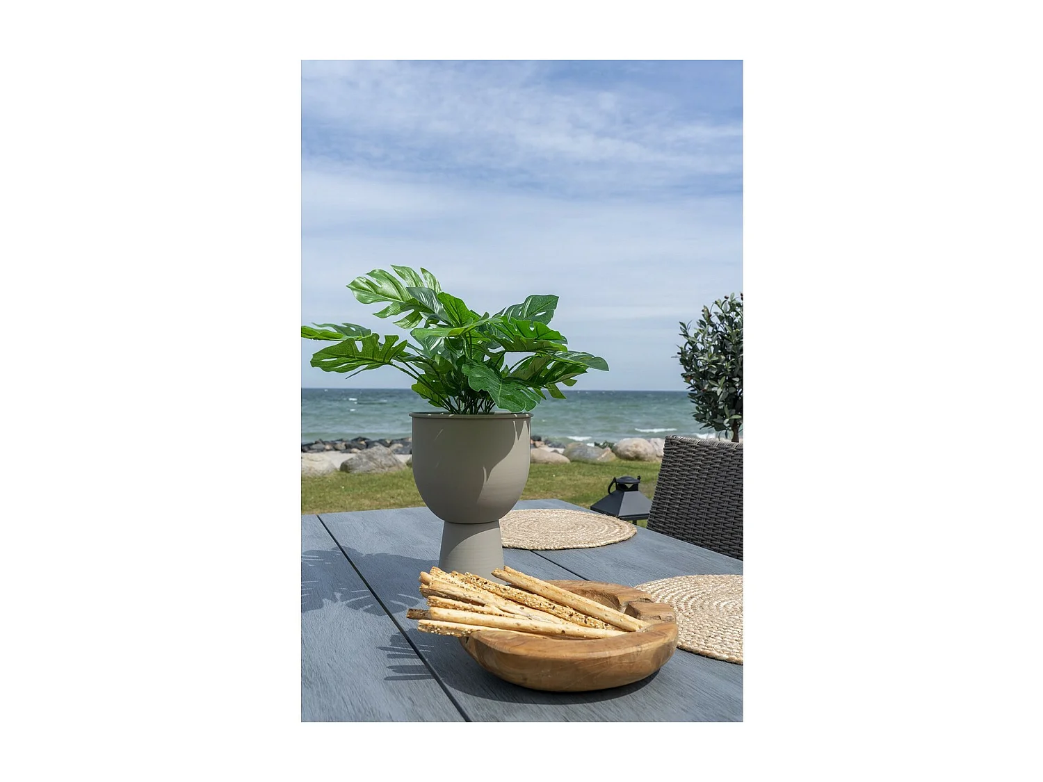 Vassoio Rio, Marrone, 30x30x10 cm, Seven Design