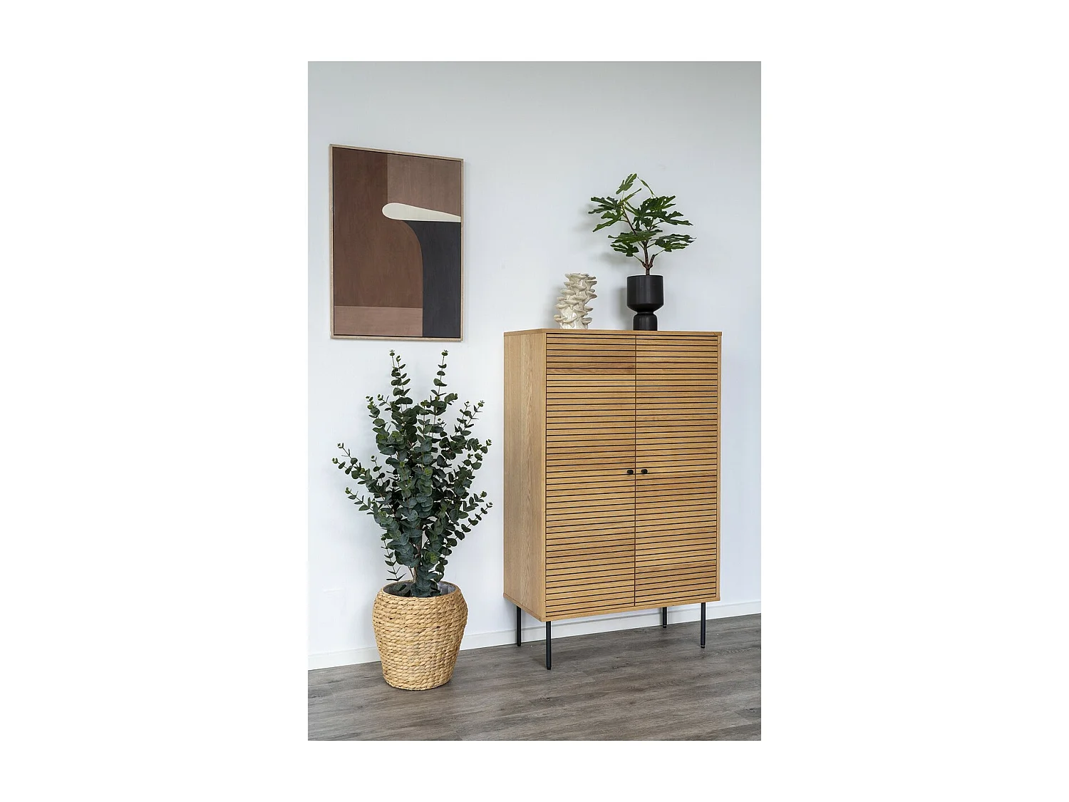 Stampa su Tela con Cornice Cape, Marrone, 2,5x50x70 cm, Epikasa