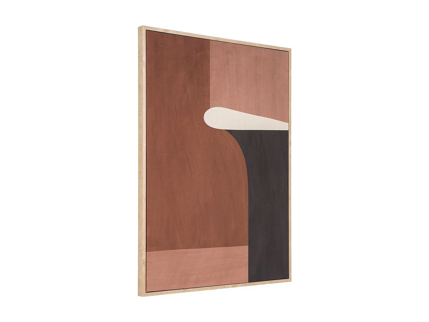 Impression sur Toile avec Cadre Cape, Marron, 2,5x50x70 cm, Seven Design