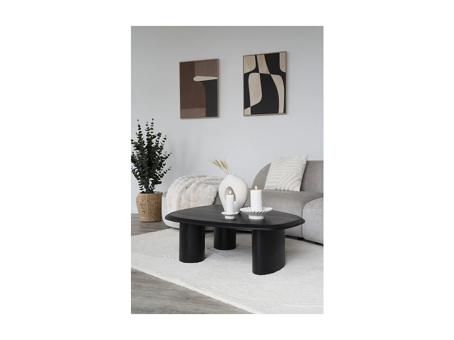 Impression sur Toile avec Cadre Cape, Marron, 2,5x50x70 cm, Seven Design