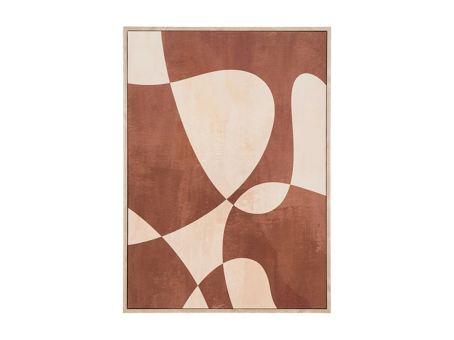 Impression sur Toile avec Cadre Cape, Marron, 2,5x50x70 cm, Seven Design