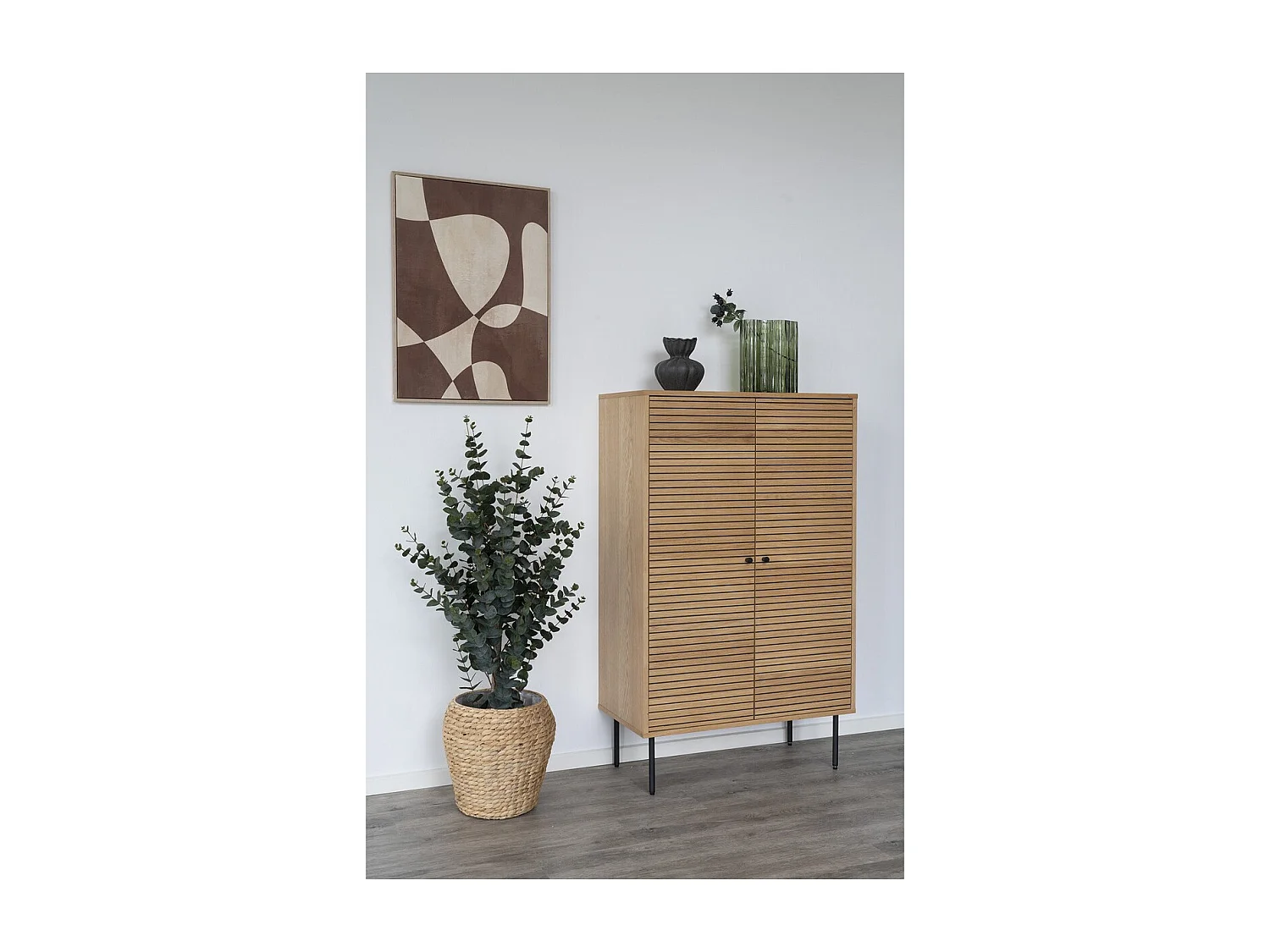 Impression sur Toile avec Cadre Cape, Marron, 2,5x50x70 cm, Seven Design