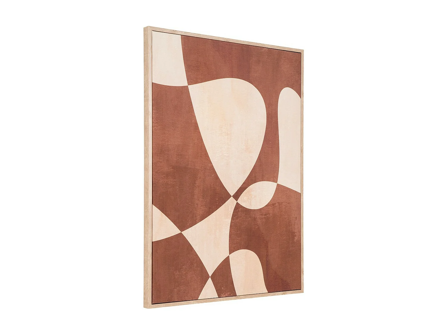 Impression sur Toile avec Cadre Cape, Marron, 2,5x50x70 cm, Seven Design