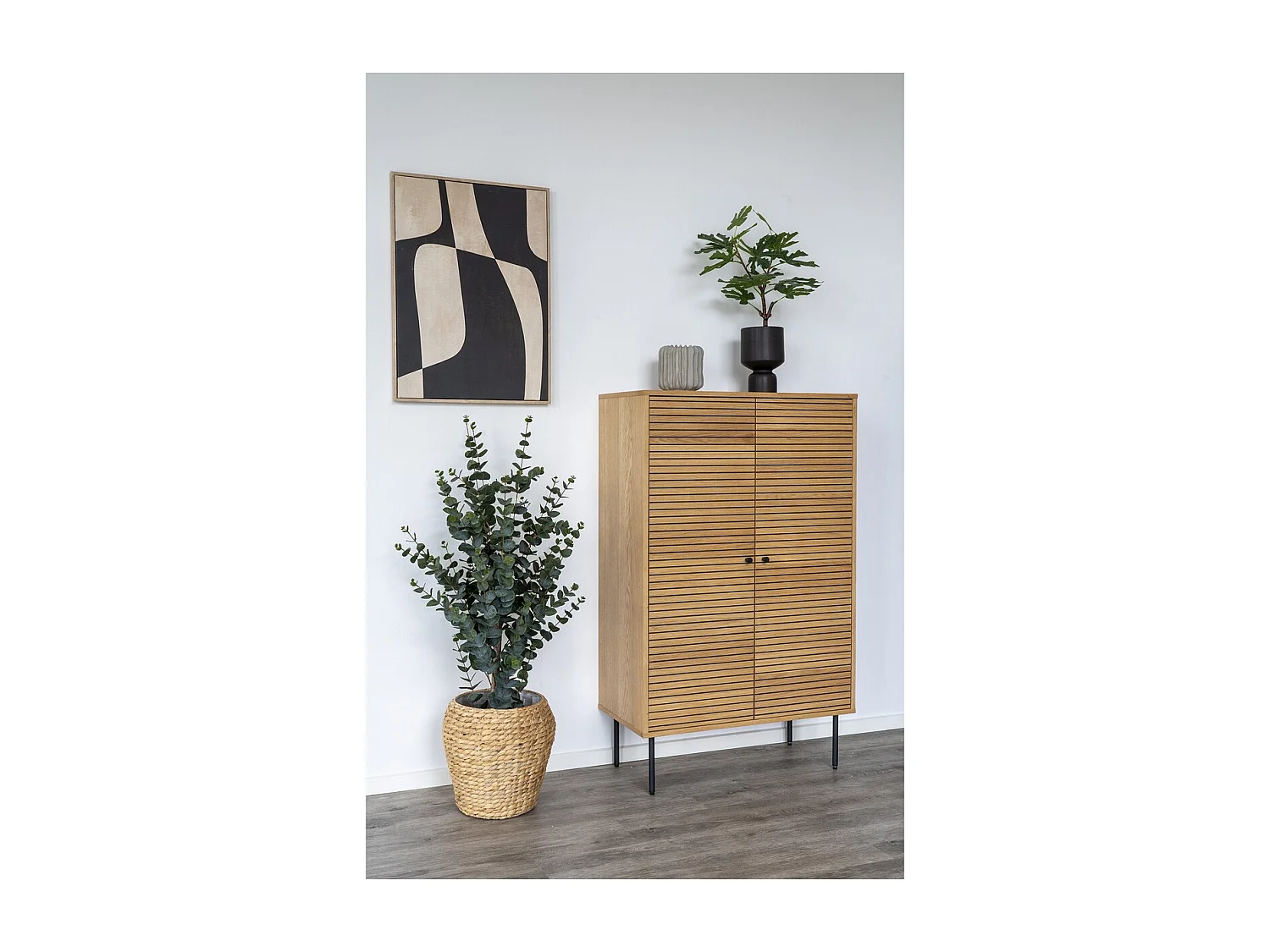 Impression sur Toile avec Cadre Cape 1, Marron, 2,5x50x70 cm, Seven Design