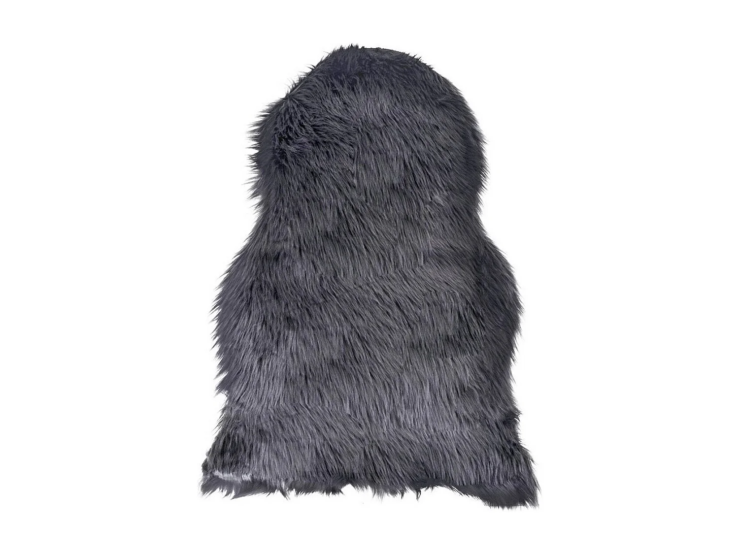 Asymmetrisch Tapijt Lambskin, Grijs, 85x50x6,5 cm, Epikasa