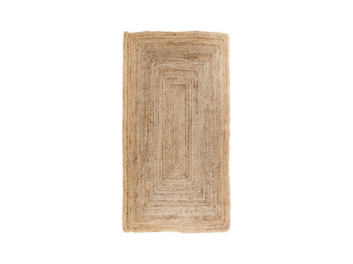 Tapis de Salon Rectangulaire Bombay, Marron, 135x65x1 cm, EPIKASA