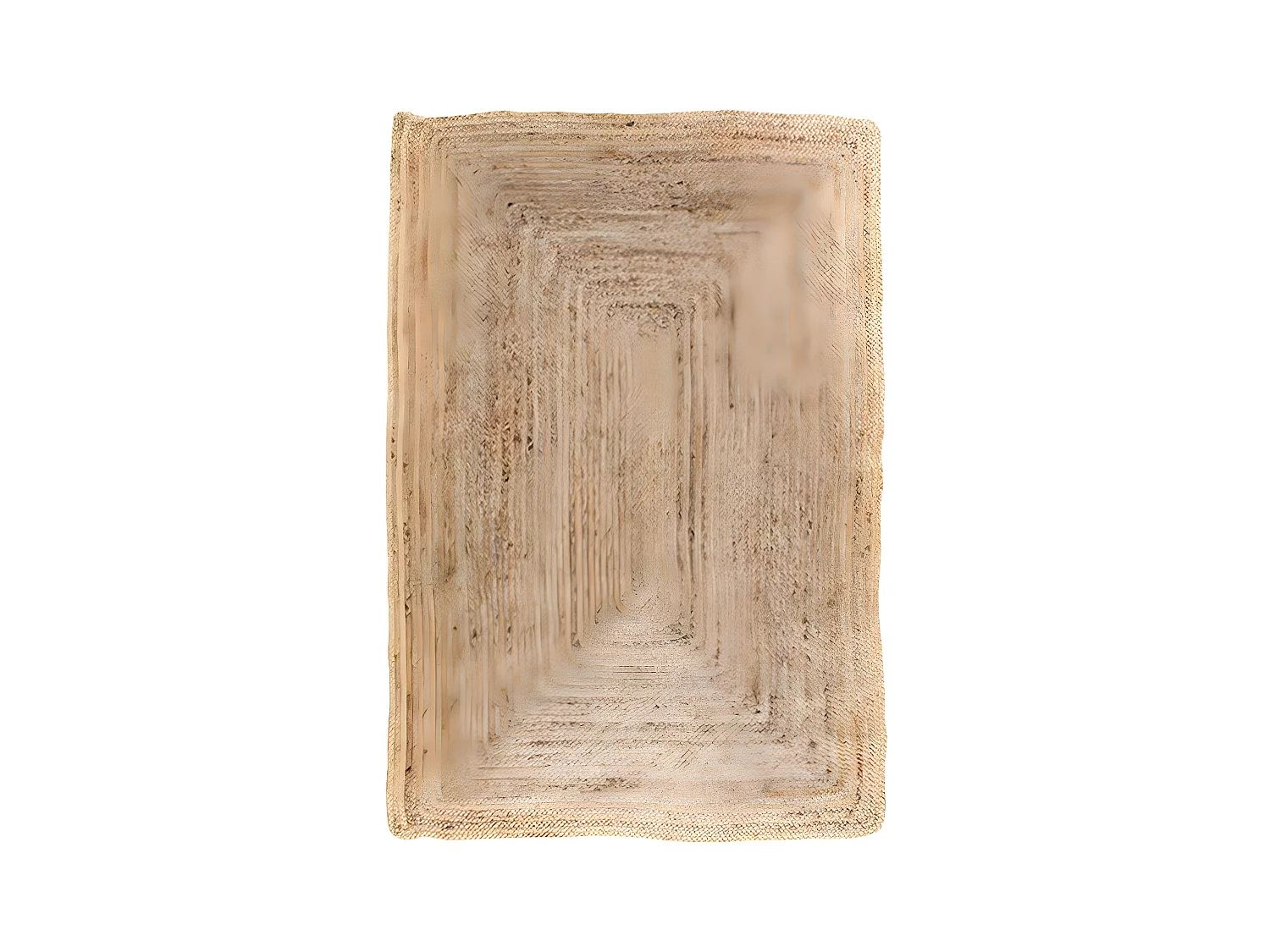 Tapis de Salon Rectangulaire Bombay, Marron, 90x60x1 cm, EPIKASA