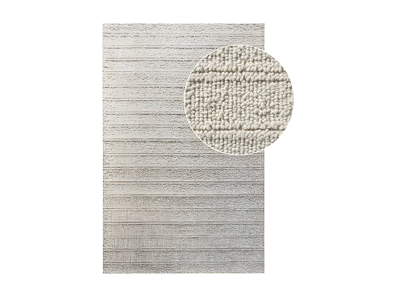 Tappeto Rettangolare Dehli, Beige, 230x160x1 cm, Seven Design