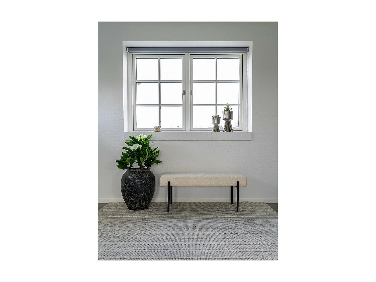 Rechthoekig Tapijt Dehli, Beige, 230x160x1 cm, Seven Design