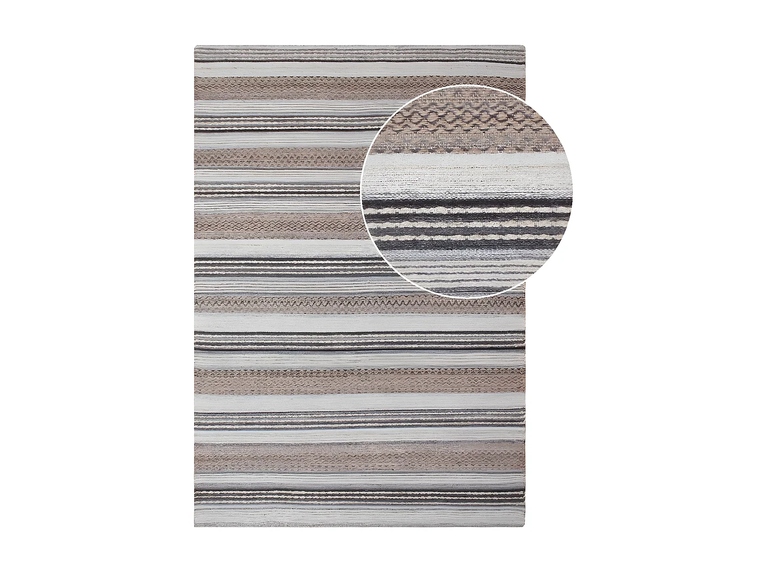 Rechthoekig Tapijt Morena, Bruin, 230x160x1 cm, EPIKASA