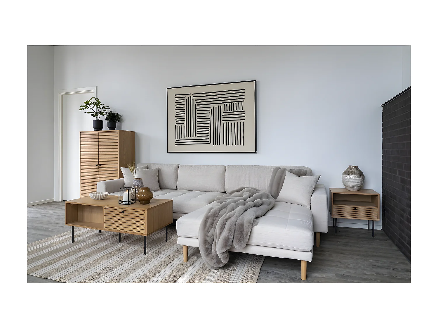 Rechthoekig Tapijt Kavali, Bruin, 230x160x1 cm, EPIKASA