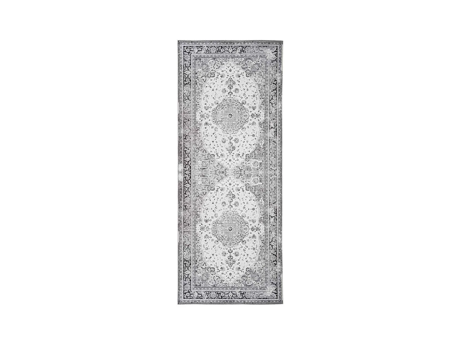 Tapis de Salon Rectangulaire Havana, Gris, 200x80x1 cm, EPIKASA