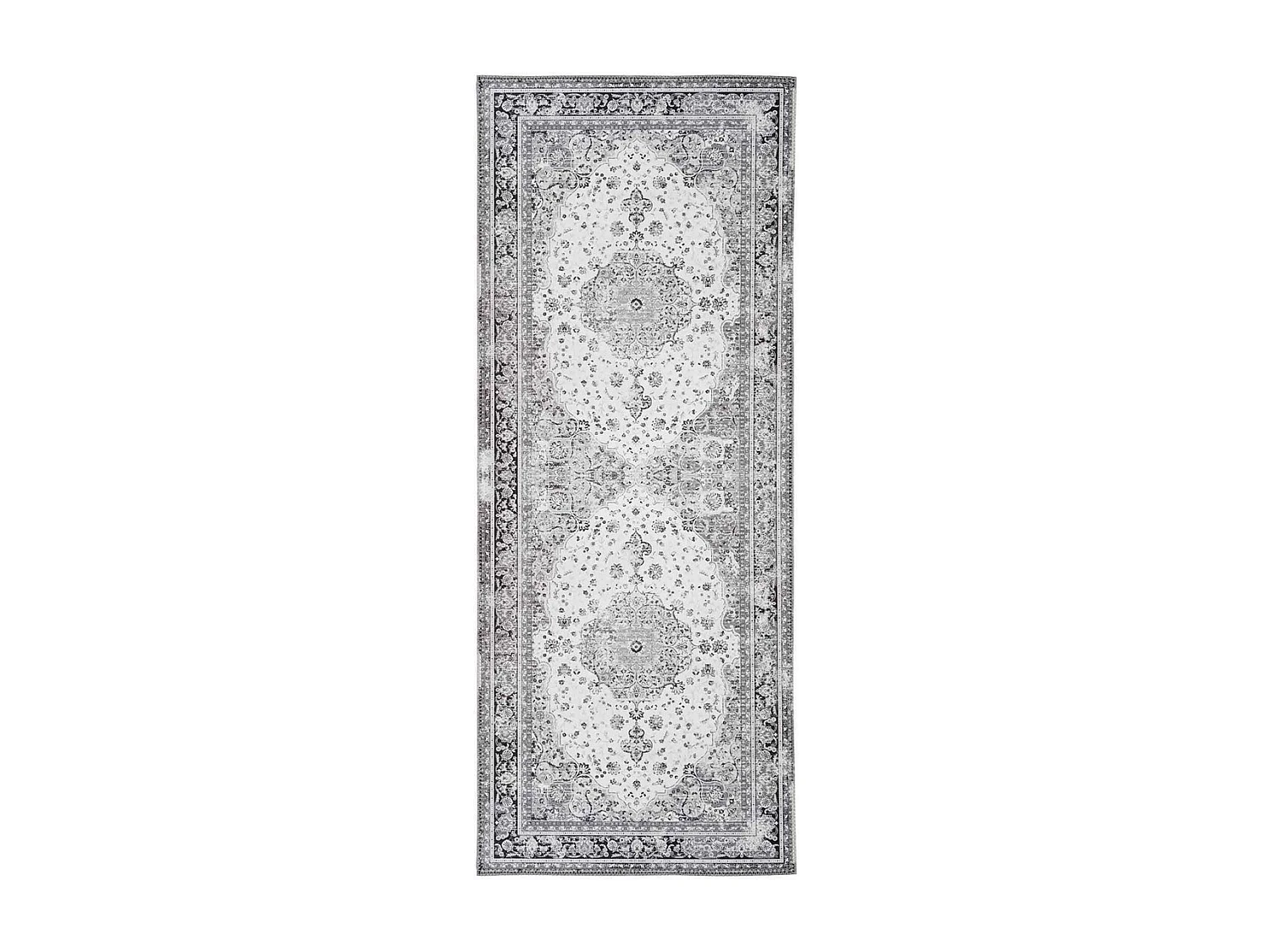 Tapis de Salon Rectangulaire Havana, Gris, 200x80x1 cm, EPIKASA
