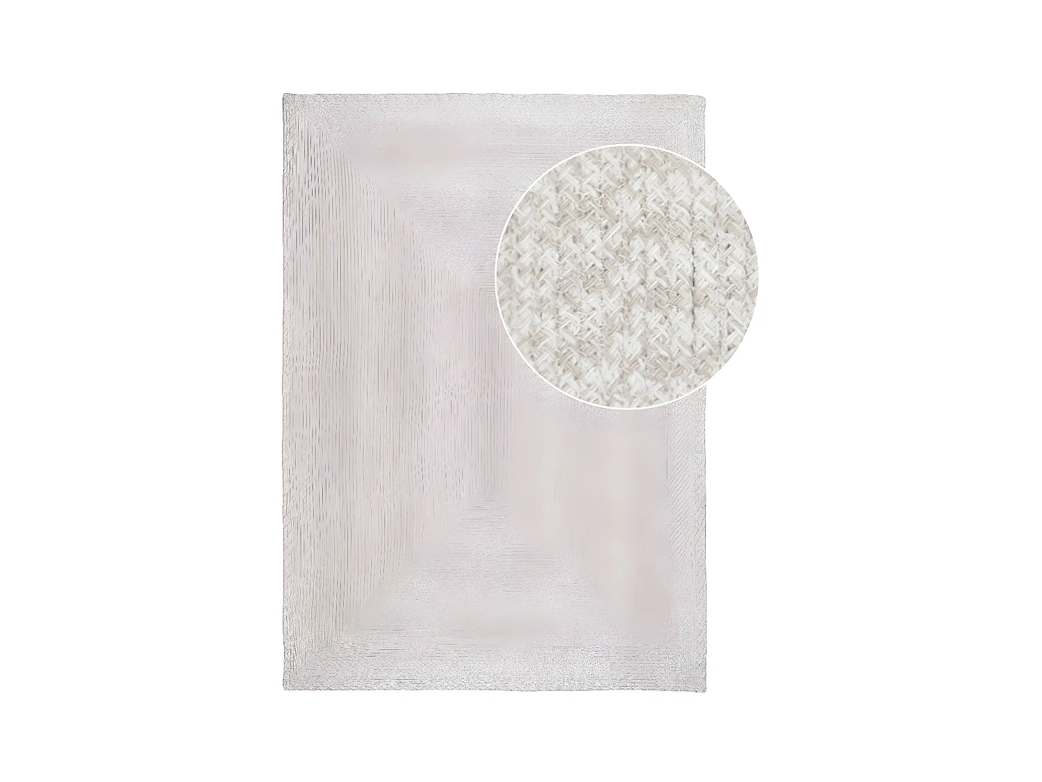 Tapis de Salon Rectangulaire Menorca, Beige, 200x140x1 cm, EPIKASA