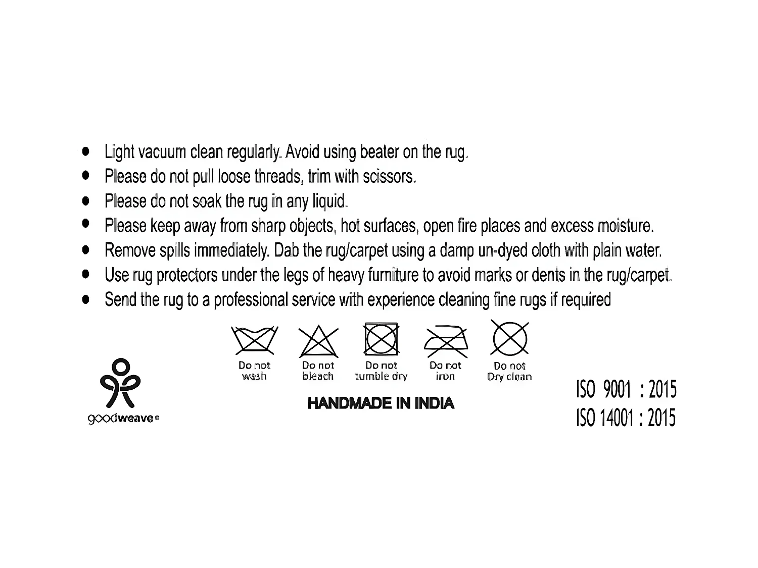 Tapis de Salon Rectangulaire Mandi, Gris, 230x160x1 cm, EPIKASA