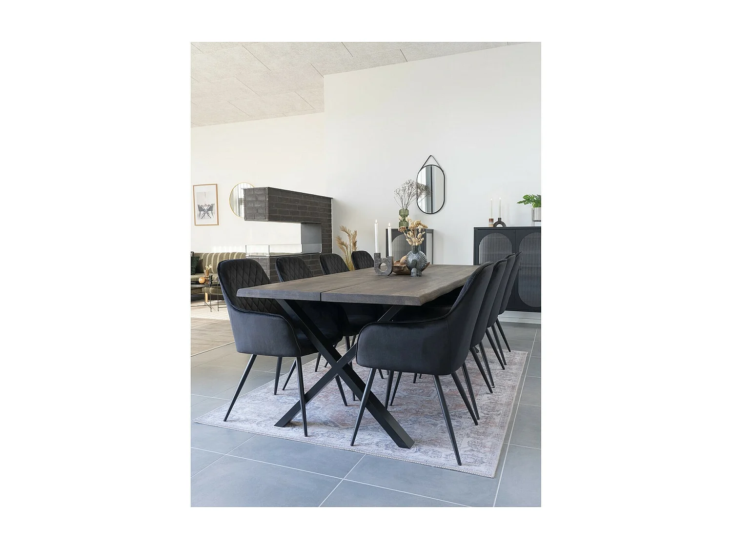 Lustro w Ramie Trapani, Srebrny, 2x35x60 cm, EPIKASA