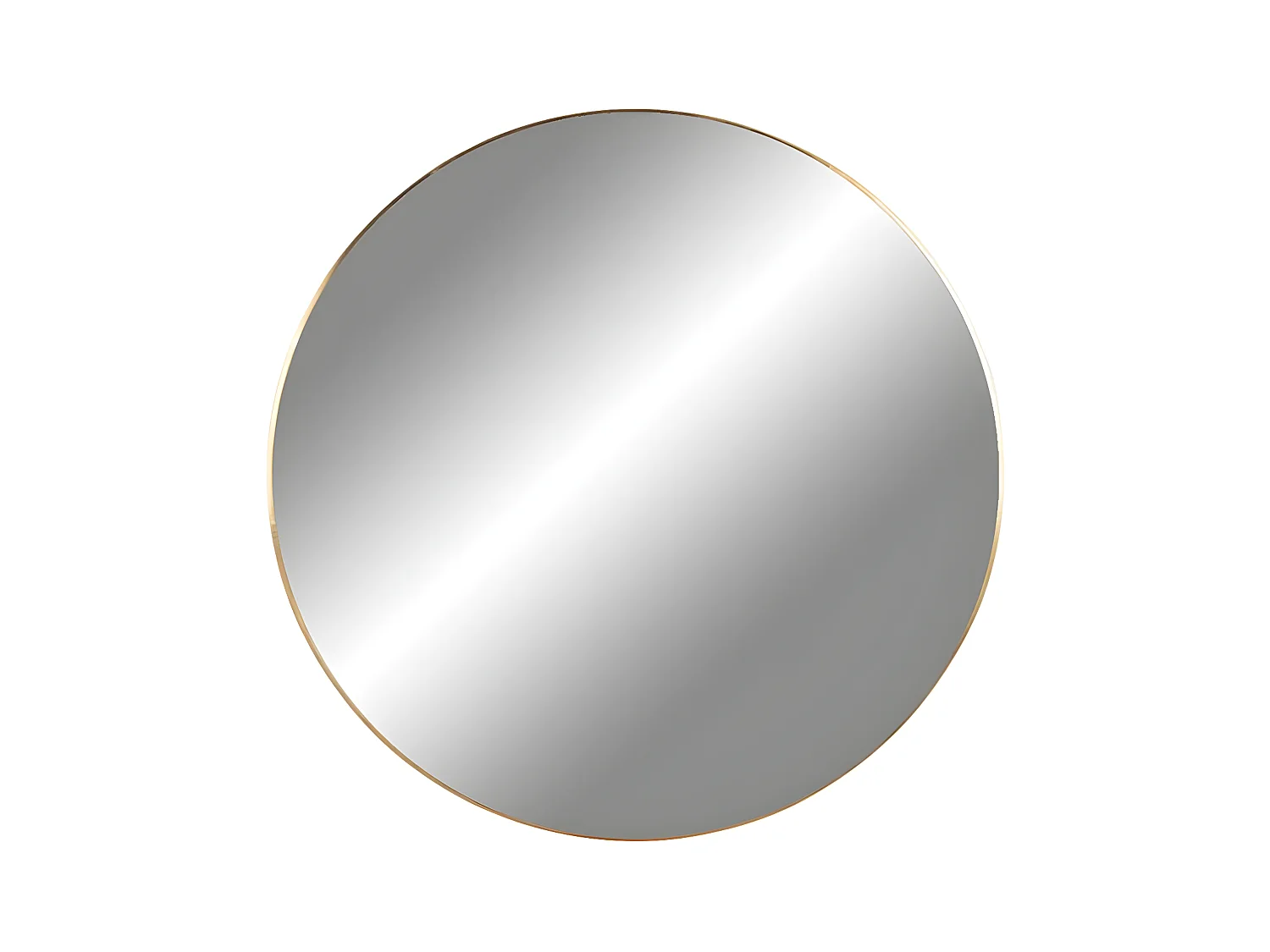 Miroir avec Cadre Jersey, Argent, 40x40x0,5 cm, EPIKASA