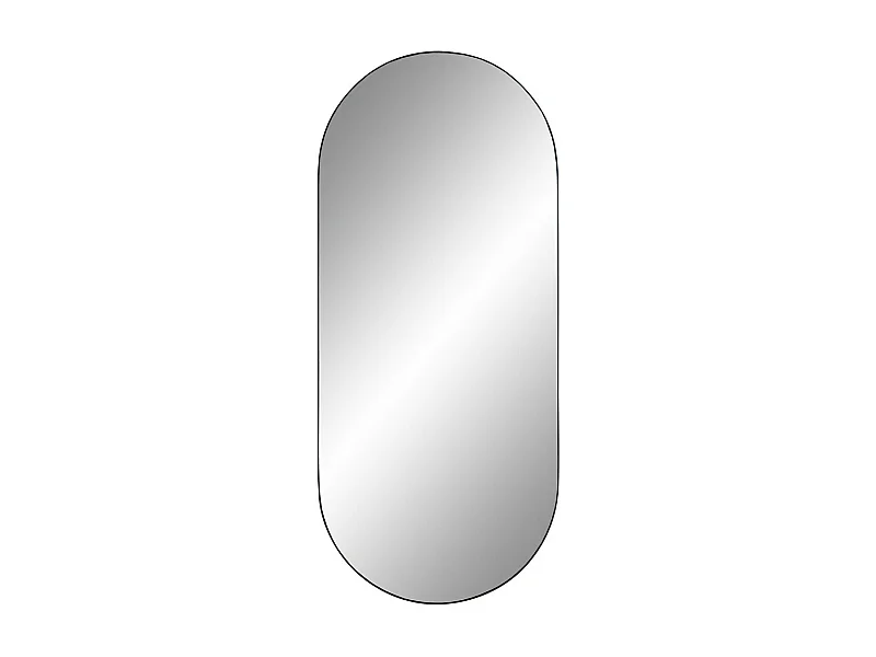 Specchio con Cornice Jersey, Argento, 35x80x0,5 cm, EPIKASA