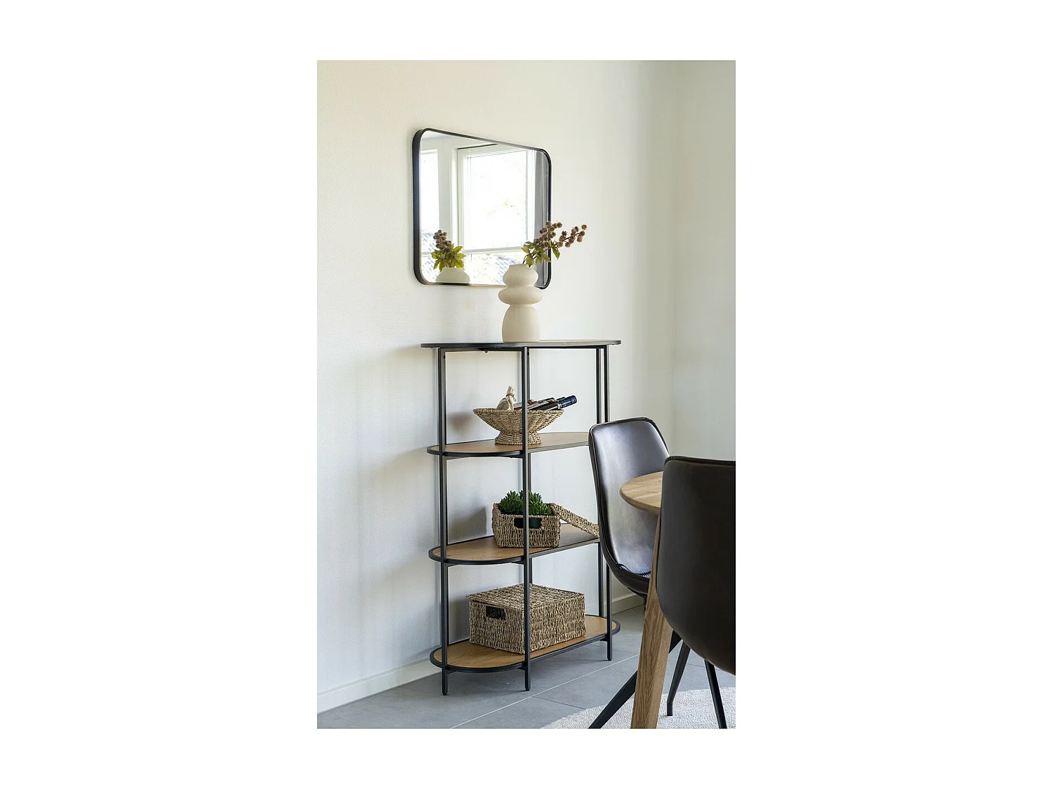 Miroir avec Cadre Madrid 1, Argent, 3x50x70 cm, Seven Design