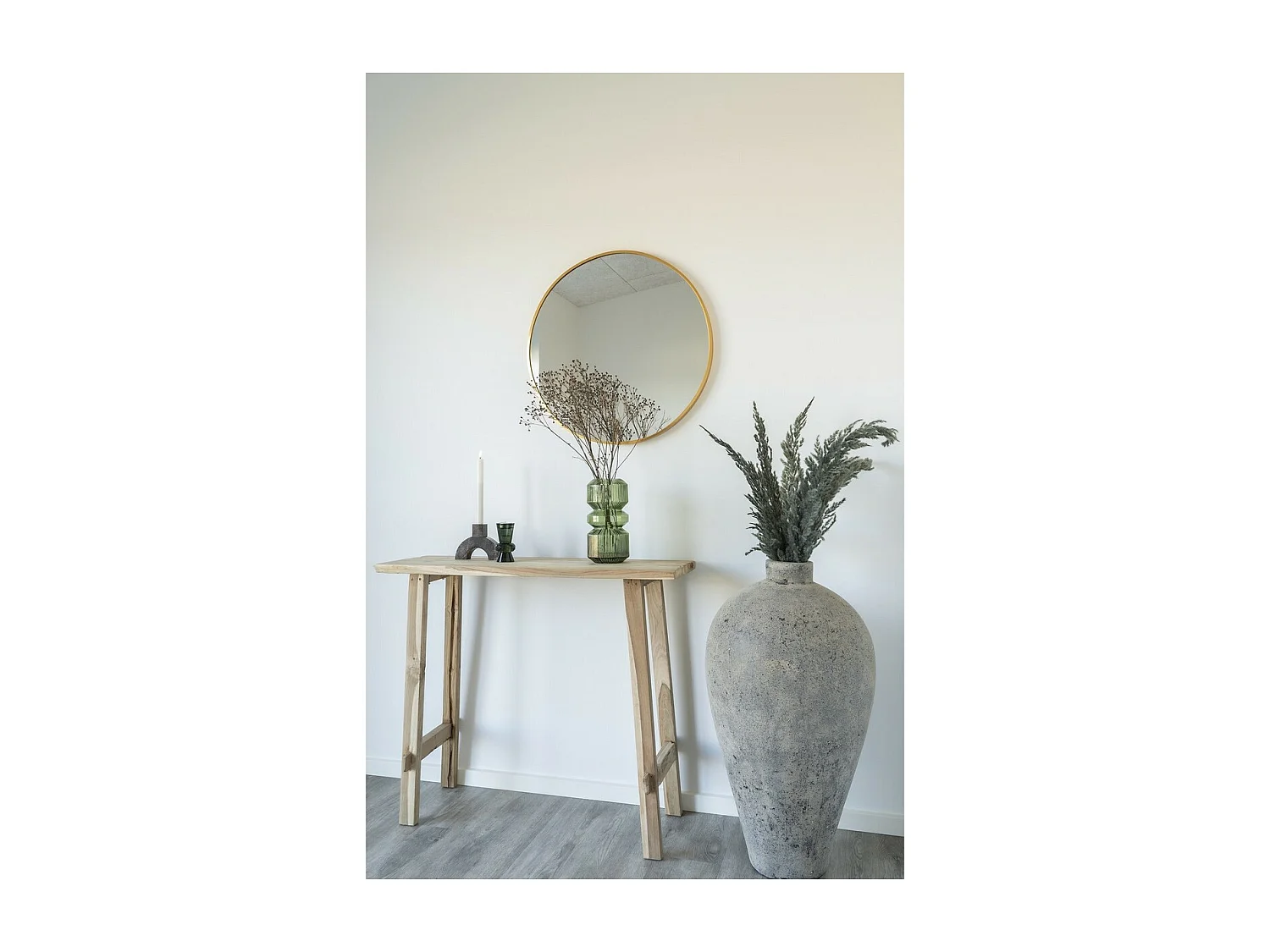 Specchio con Cornice Madrid, Argento, 3x60x60 cm, EPIKASA