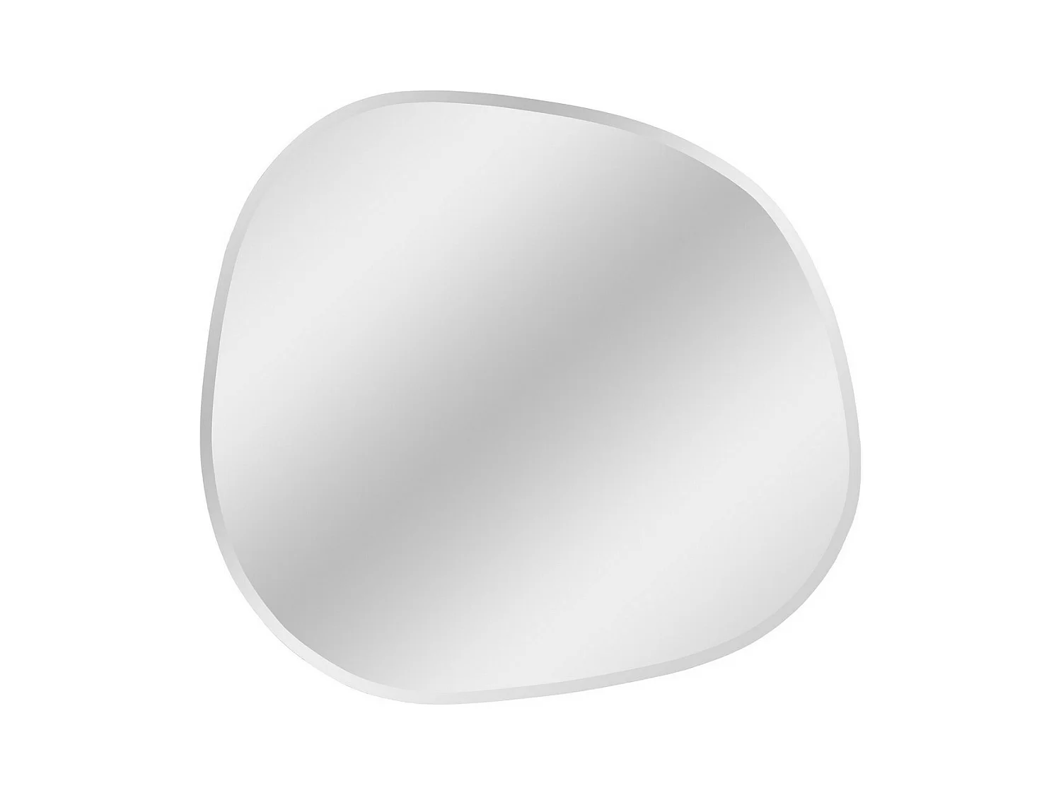 Ingelijste Spiegel Bangalore, Zilver, 0,7x60x70 cm, EPIKASA