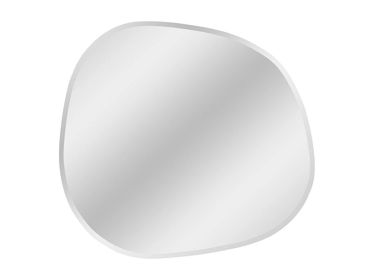 Ingelijste Spiegel Bangalore, Zilver, 0,7x60x70 cm, EPIKASA