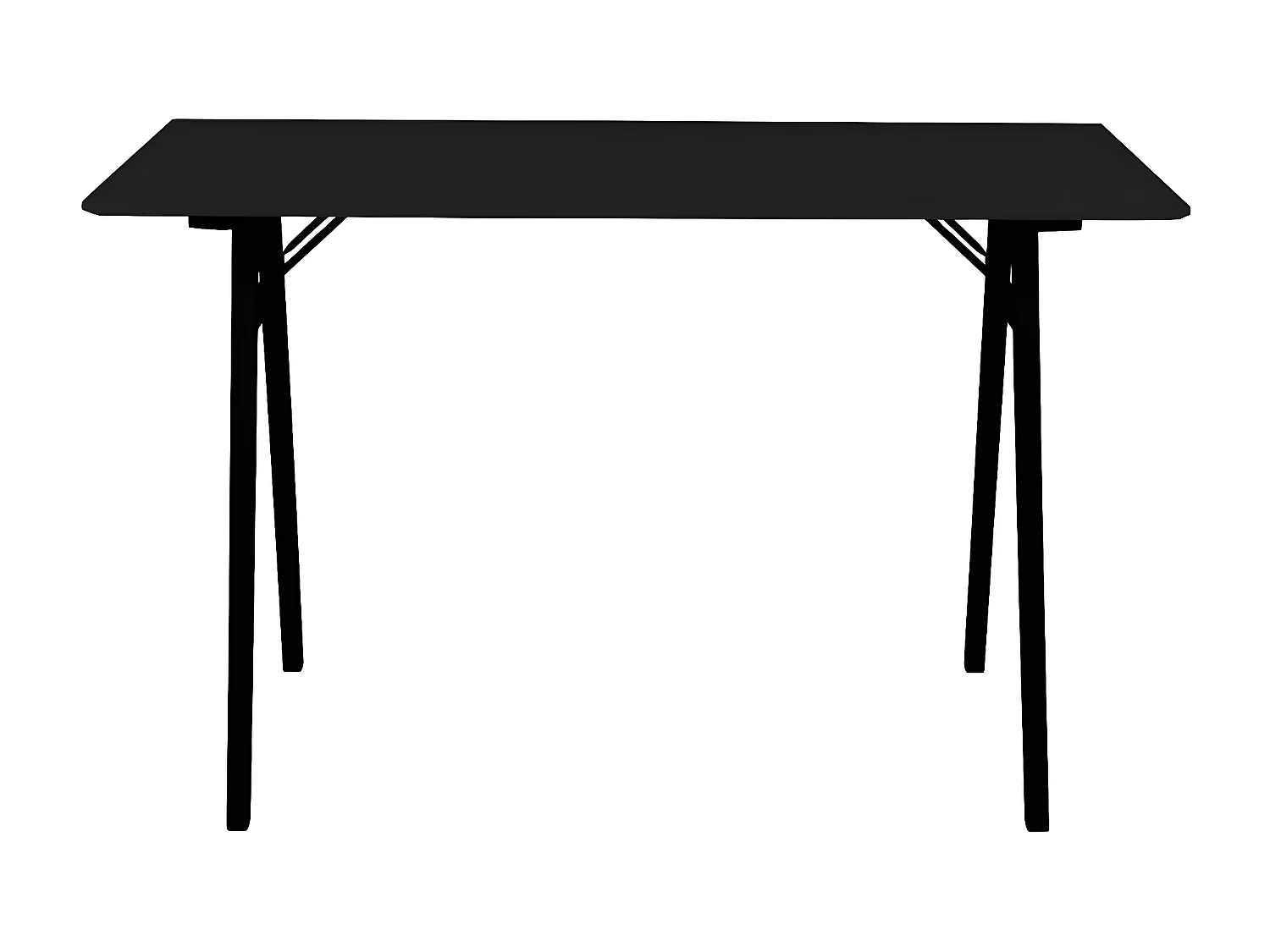 Bureau Moderne Vojens, Noir, 60x120x75 cm, EPIKASA
